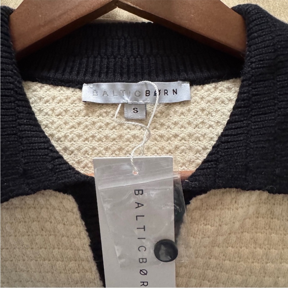 Baltic Born Black and Cream Midi Dress - Picture 5 of 6